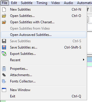 autosave-menu
