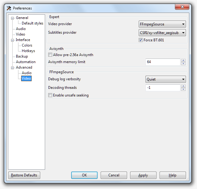 preferences-advanced-video