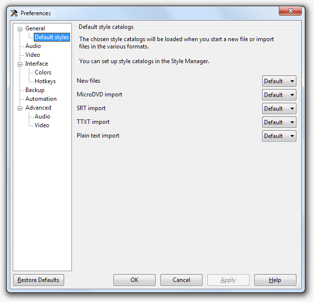 preferences-default-styles